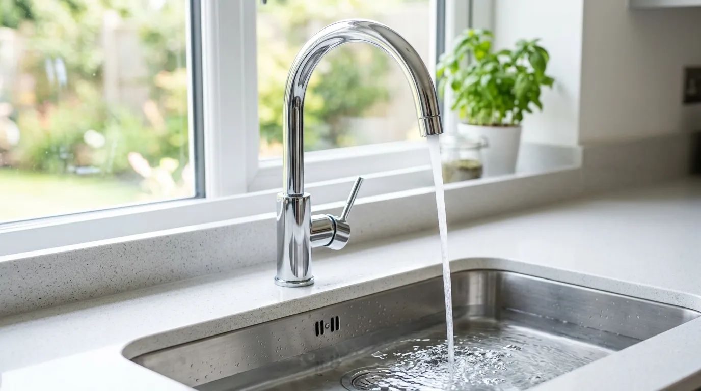 Local Plumbing Master Pros same day plumber fixing a faucet in Oldwick, NJ